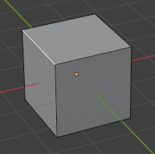 Cube with edge selected
