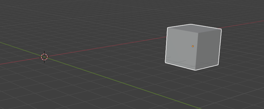 Cube moved, not locked to X axis