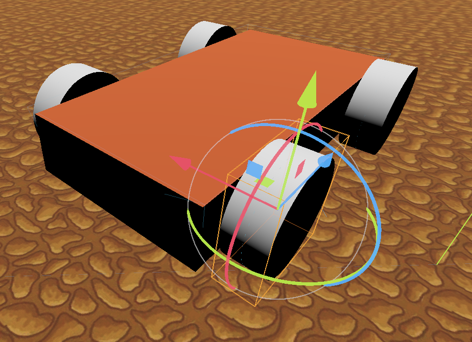 VehicleBody3D with wheels and colour