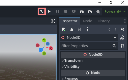 Build Button in Godot