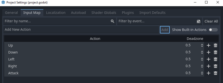 Input Actions