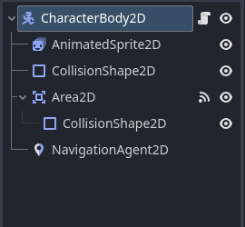 updated enemy scene