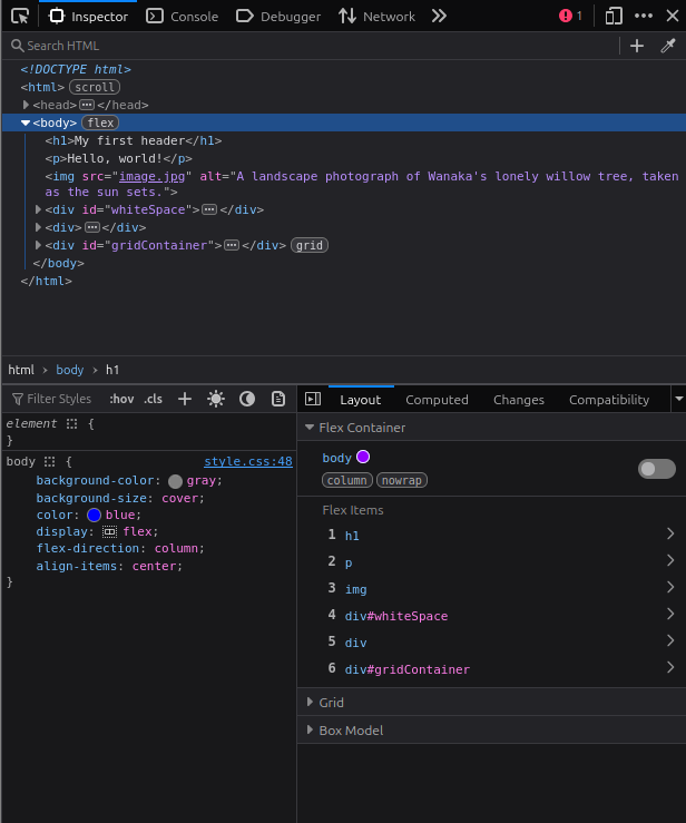 Firefox Dev Tools